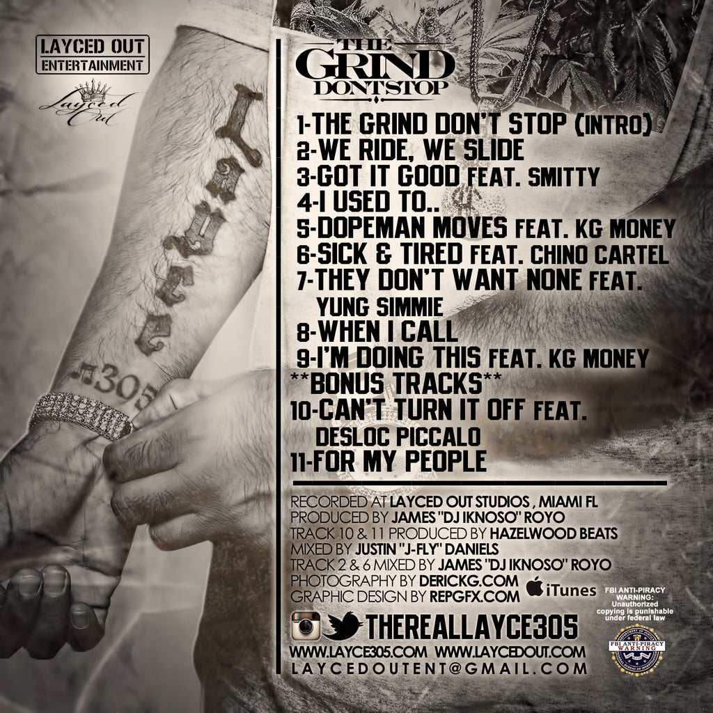 The Grind Don't Stop (Digital Download)