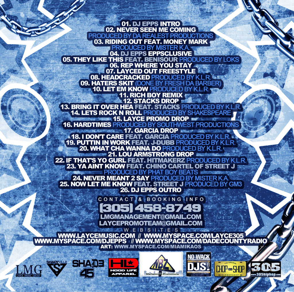 Never Seen Me Coming Vol.2 Hosted by DJ Epps (Digital Download)